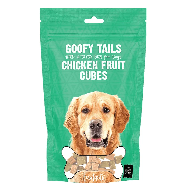 					Goofy Tails Chicken Fruit Cube Dog Treats