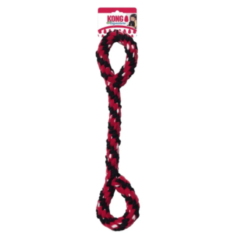 8. **Cat food bowl anti-overturning**9. **Bird toy bell**Kong Signature Rope Double Tug Toy for Dogs