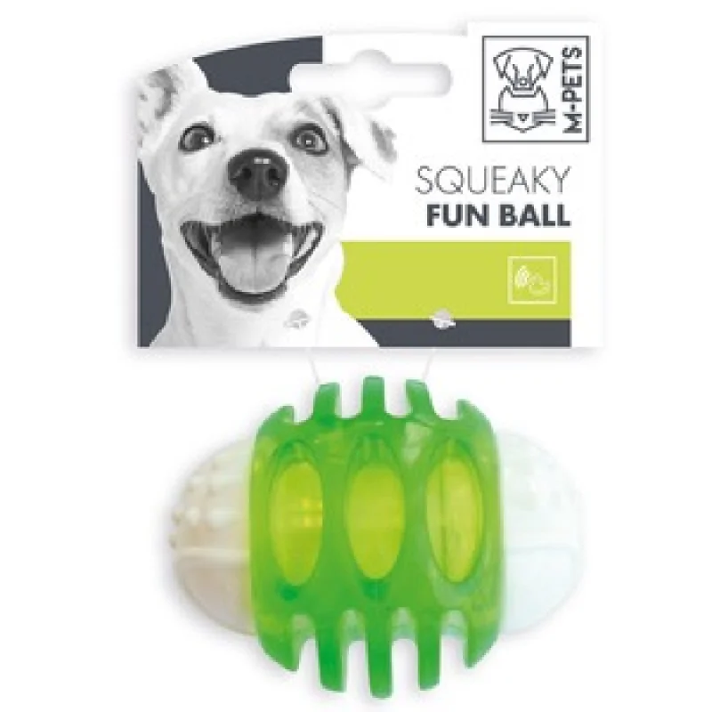 4. **Cat comb to remove hair balls**5. **Bird cage stand pole claw sharpening**M Pets Squeaky Rugby Ball Toy for Dogs (Green)